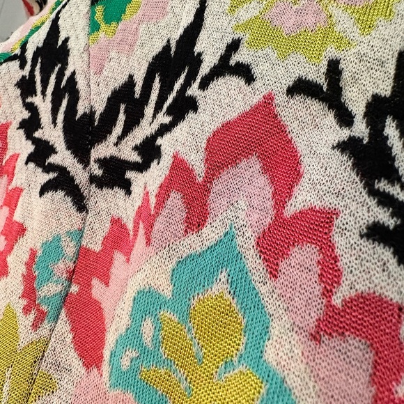 Aldomartins (Anthropologie) bold boho soft floral blazer  *Made in Spain* - Picture 14 of 15